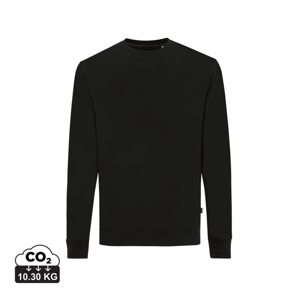 Logo trade promotional item photo of: Iqoniq Zion recycled cotton crew neck
