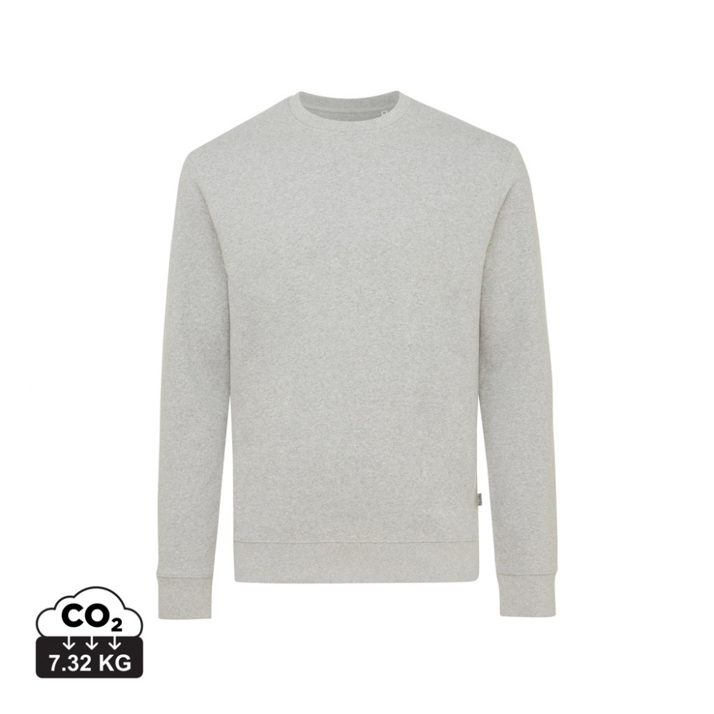Logotrade corporate gifts photo of: Iqoniq Denali recycled cotton crew neck undyed