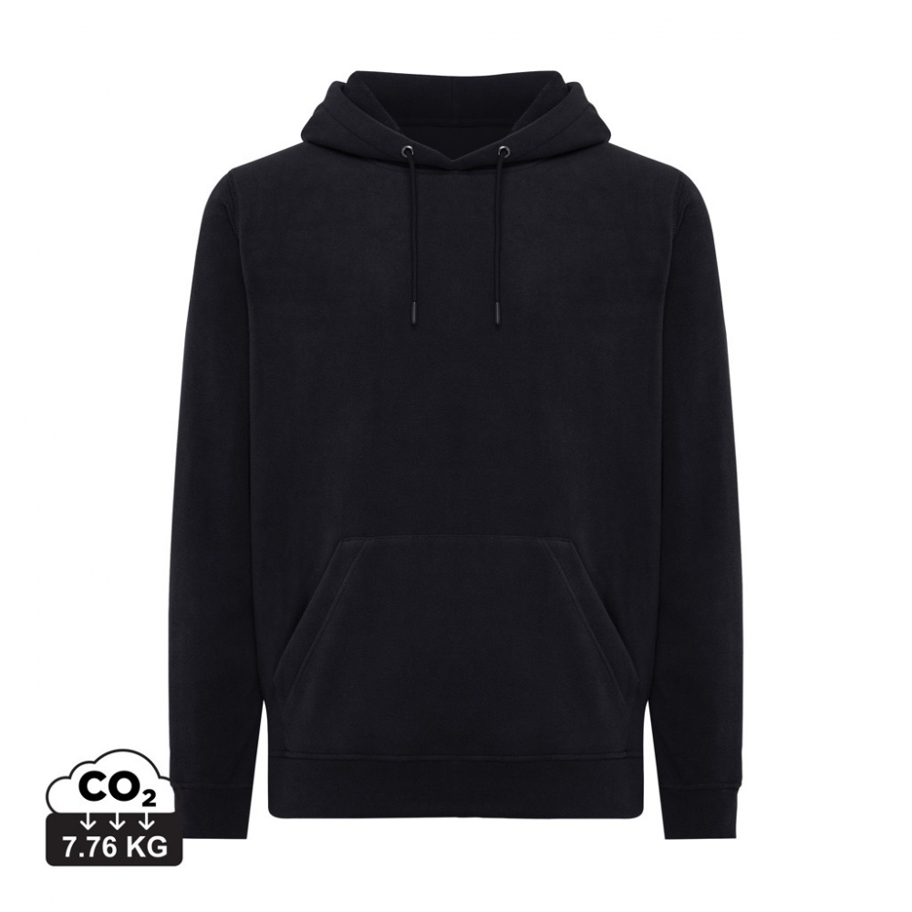 Logotrade business gift image of: Iqoniq Trivor recycled polyester microfleece hoodie