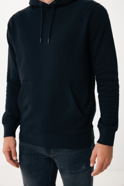 Logo trade corporate gift photo of: Iqoniq Rila lightweight recycled cotton hoodie