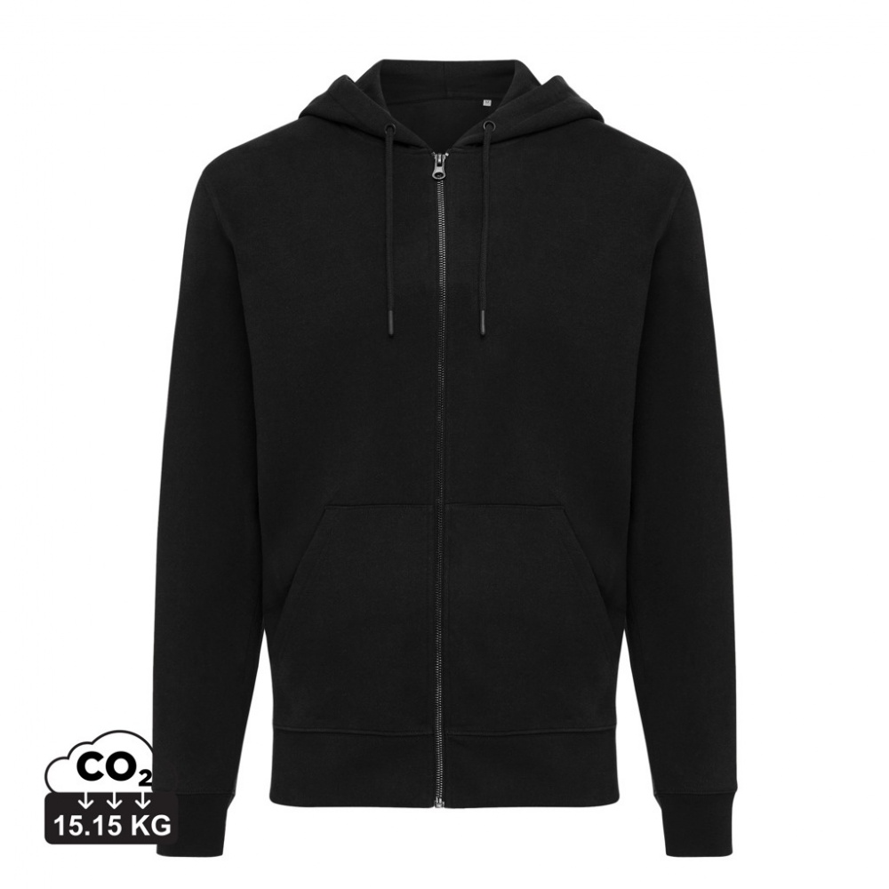 Logotrade corporate gift picture of: Iqoniq Abisko recycled cotton zip through hoodie