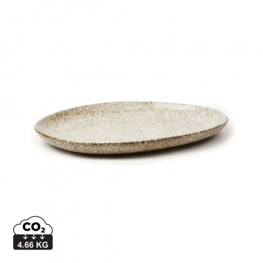 Logo trade business gifts image of: VINGA Nuvem stoneware serving plate