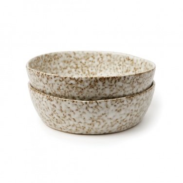 Logo trade promotional items image of: VINGA Nuvem stoneware mini bowl, 2 pcs set