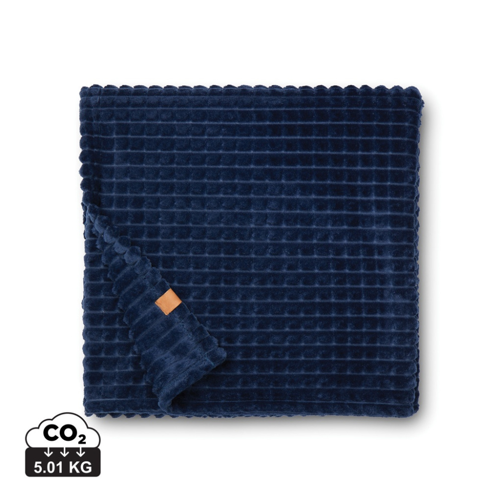 Logo trade corporate gifts image of: VINGA Branson GRS rpet blanket