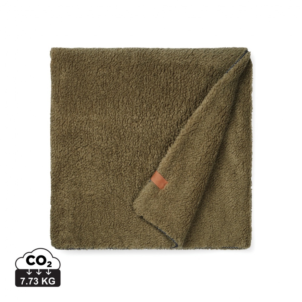 Logotrade business gift image of: VINGA Maine GRS recycled double pile blanket