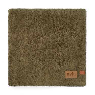 Logo trade corporate gift photo of: VINGA Maine GRS recycled double pile blanket