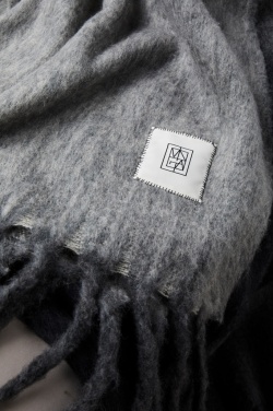 Logo trade promotional giveaway photo of: Vinga Saletto wool blend blanket