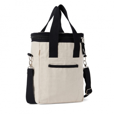Logo trade promotional giveaways image of: VINGA Volonne AWARE™ recycled canvas cooler tote bag