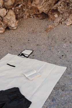 Logo trade promotional merchandise photo of: VINGA Volonne AWARE™ recycled canvas picnic blanket