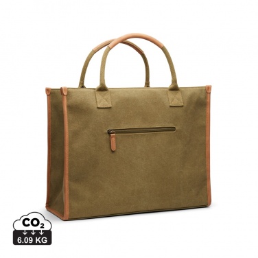 Logotrade promotional items photo of: VINGA Bosler RCS recycled canvas office tote