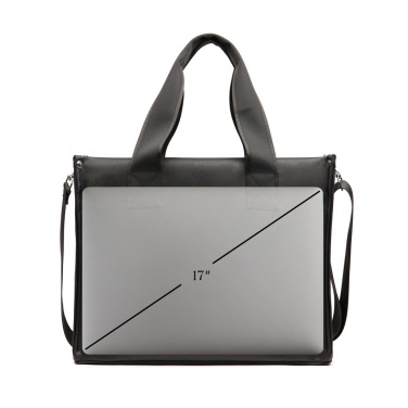 Logo trade promotional products image of: VINGA Bermond RCS recycled PU tote bag
