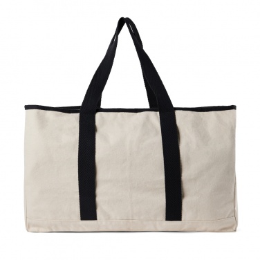 Logo trade promotional products image of: VINGA Volonne AWARE™ recycled canvas beach bag