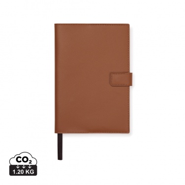 Logo trade promotional merchandise photo of: VINGA Timo PU RCS RPET notebook