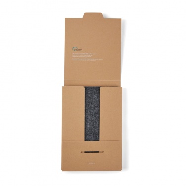 Logo trade promotional giveaways image of: VINGA Albon GRS recycled felt notebook