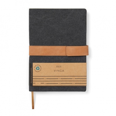 Logo trade corporate gift photo of: VINGA Bosler RCS recycled paper notebook