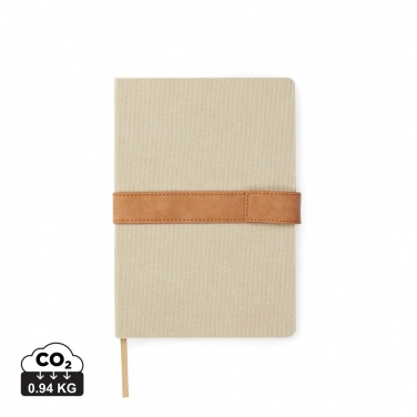 Logo trade promotional merchandise photo of: VINGA Bosler RCS recycled paper notebook