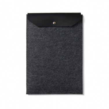 Logo trade promotional merchandise picture of: VINGA Albon GRS recycled felt 15" laptop sleeve