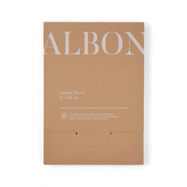Logo trade promotional gifts picture of: VINGA Albon GRS recycled felt 15" laptop sleeve