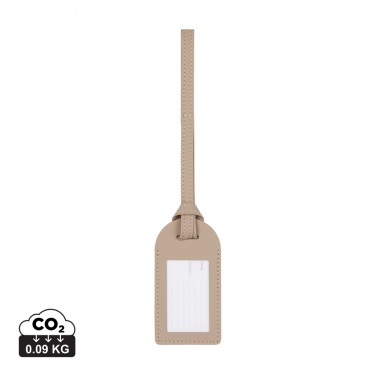 Logo trade promotional merchandise image of: VINGA Baltimore RCS recycled polyester luggage tag