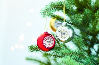 Logo trade corporate gifts image of: Christmas ball for sublimation