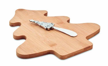 Logo trade promotional giveaways picture of: Cheese board set in bamboo Essen