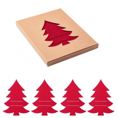 Logo trade business gift photo of: RPET felt cutlery holder set