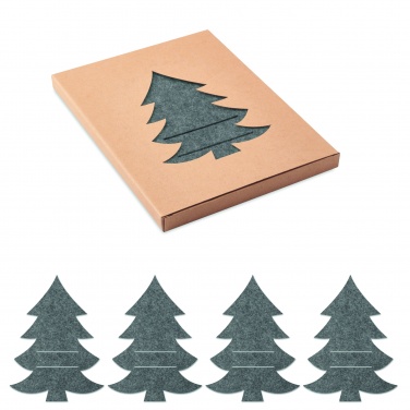 Logo trade promotional items picture of: RPET felt cutlery holder set