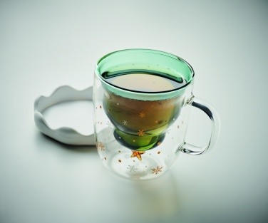 Logo trade promotional gift photo of: Double wall borosilicate mug