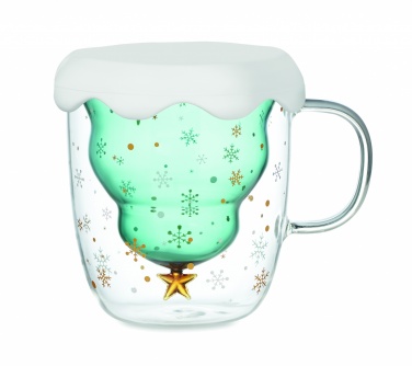 Logo trade promotional giveaways picture of: Double wall borosilicate mug