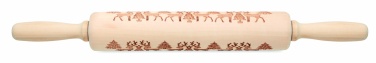 Logo trade advertising products picture of: Christmas pastry wooden rolling
