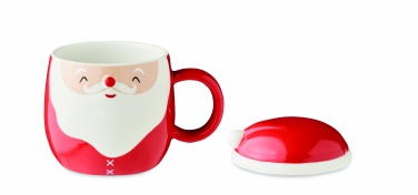 Logotrade advertising product image of: Ceramic mug with lid 370 ml