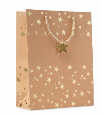 Logo trade promotional merchandise picture of: Gift paper bag with pattern