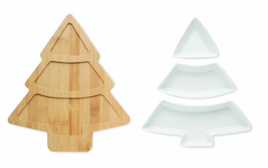Logotrade business gift image of: Christmas tree serving tray