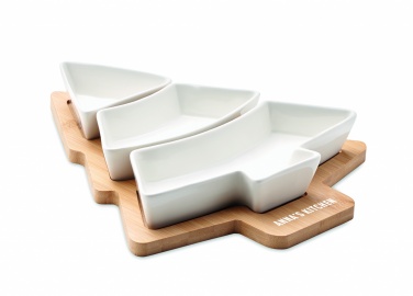 Logo trade promotional gifts image of: Christmas tree serving tray