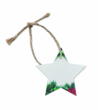 Logotrade promotional items photo of: Seed paper Xmas ornament