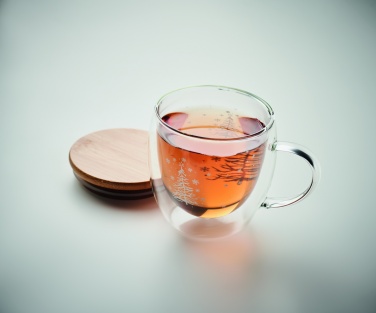 Logo trade promotional products picture of: Double wall borosilicate mug
