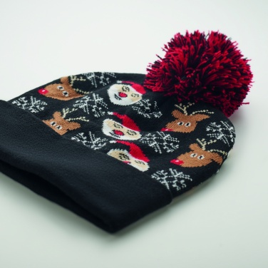 Logo trade promotional item photo of: Christmas knitted beanie