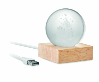 Logotrade promotional product picture of: Christmas LED crystal ball