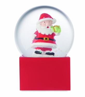 Logo trade business gifts image of: Small snow ball glass ornament