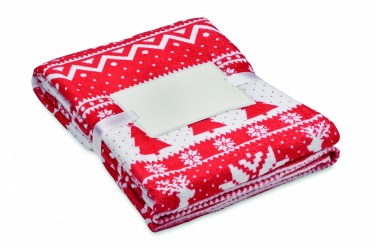 Logo trade promotional item photo of: RPET fleece blanket 190 gr/m²