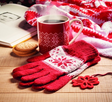 Logotrade corporate gift picture of: Winter gift mug and gloves set