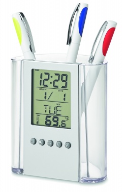 Logo trade promotional merchandise photo of: Pen holder with calendar