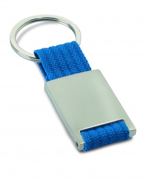Logotrade promotional item picture of: Metal rectangular key ring Espoo