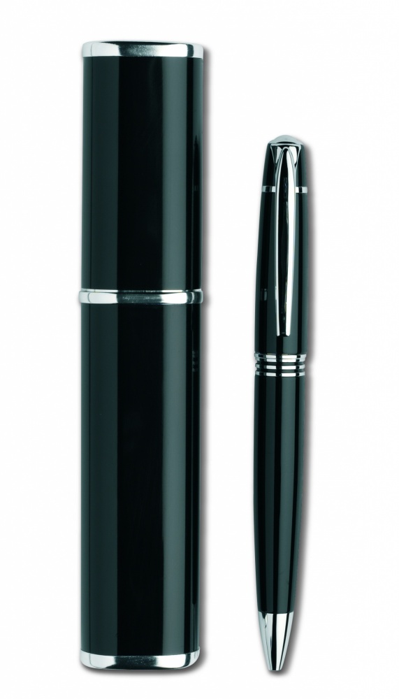Logo trade promotional items image of: Metal twist ball pen