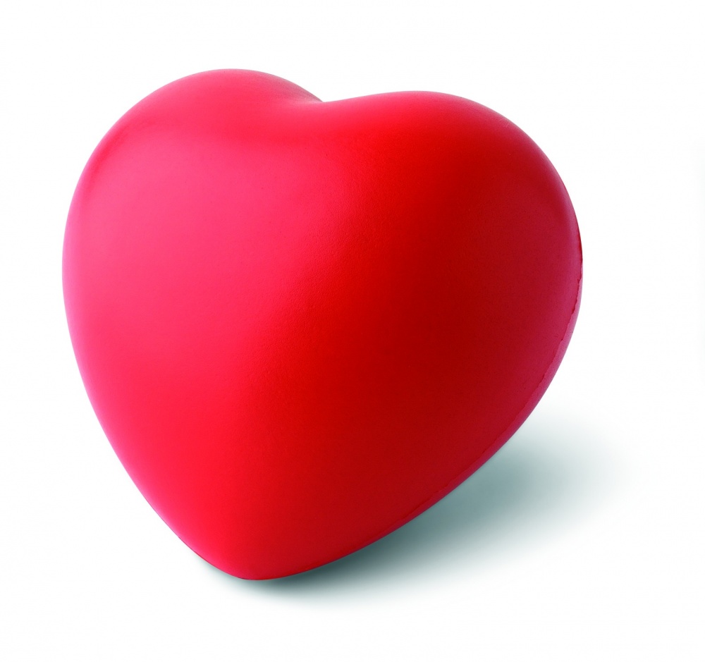 Logo trade advertising product photo of: Anti-stress heart PU material