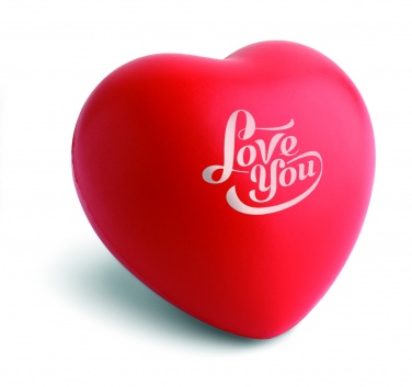Logotrade promotional item image of: Anti-stress heart PU material