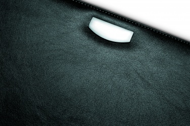 Logo trade promotional gift photo of: PU portfolio w/ 20 pages bloc