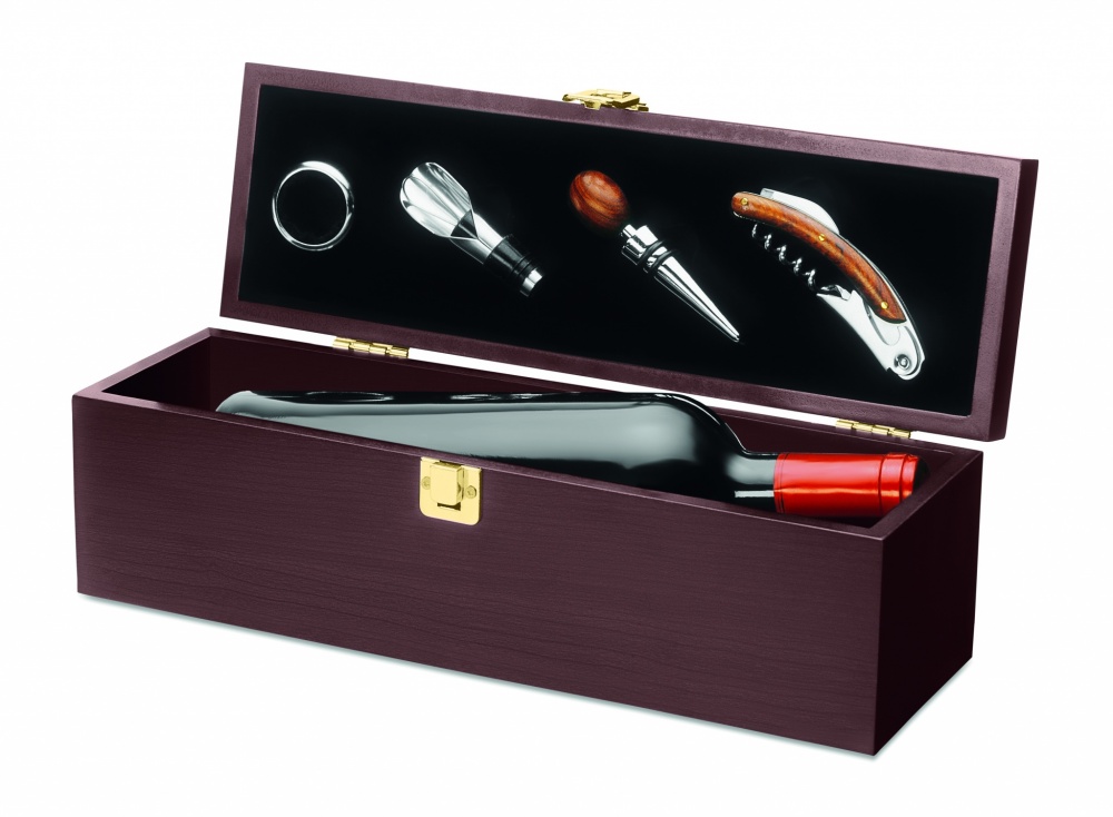 Logotrade promotional product picture of: Wine set in wine box