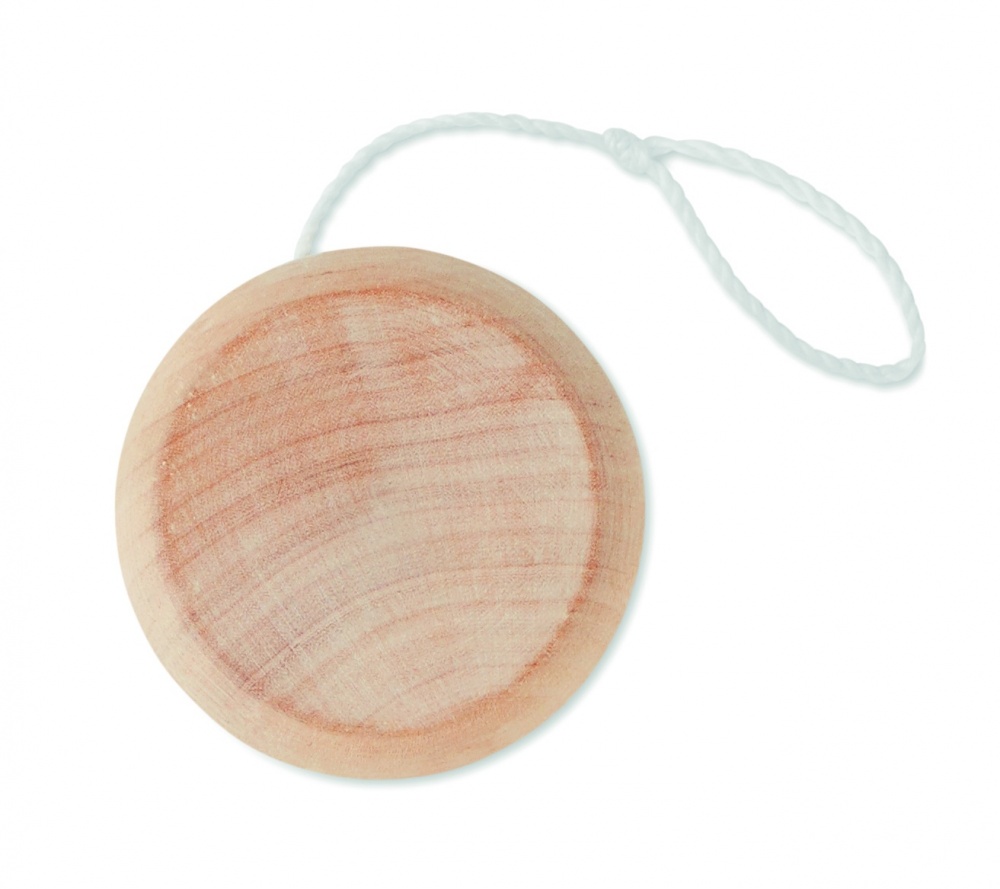 Logo trade business gift photo of: Wooden yoyo