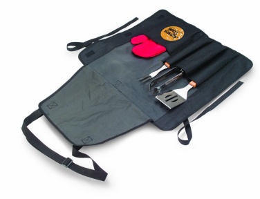 Logo trade promotional item photo of: BBQ apron with BBQ tools